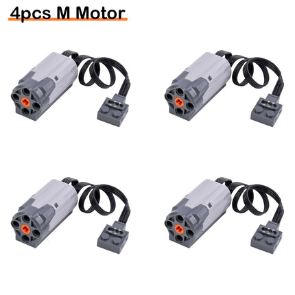 Power Functions M L XL Motor Servo Motor Technical Part 8882 8883 88003 88004 MOC Building Block Toy Compatible with legoeds Car