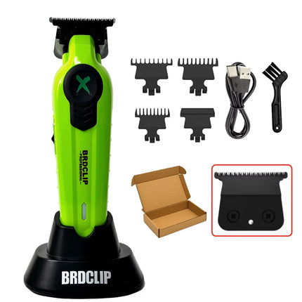 BRDCLIP X Series White FA1T 7700RPM Professional Electric Hair Trimmer Hair Clipper For Man Carving DLC Blade Barber Shop Tool