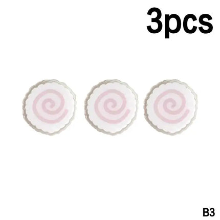 1/3pcs Cute Fish Cake Acrylic PP Clip Snack Sealing Clips Notebook Memo Clips File Clips Photo Wall Decor Gift Decoration Clip