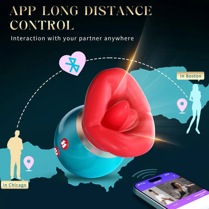 Powerful Swing Sucking Vibrator for Women Tongue Licking Sex Toys Sucker Female Oral Nipple Stimulator Sex Toys for Adults Goods