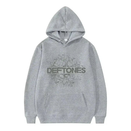 New Deftones Fashion Prevalent Print Hooded Men Women Plus Size Hoodies Retro Punk Sweatshirt Unisex Personality Streetwear