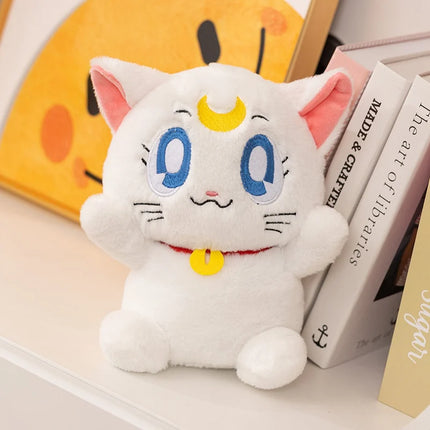 Japan Anime Sailor Moon Plush Cat Toys Kitten Stuffed Doll Girlish Kawaii Room Decor Stuffed Kawaii Gifts For Girlfriend