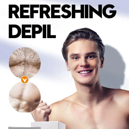 Men's Hair Removal Cream Permanent Epilator Private Area Painless Hair Remover Growth Inhibitor Spray Suitable Sensitive Skin