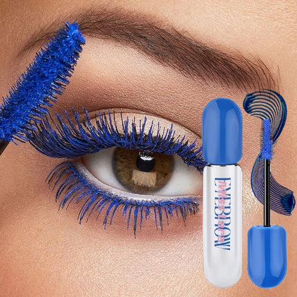 MISS LARA blue mascara, naturally curled, blue eyelashes, comfortable and natural, base mascara, enlarging eyes