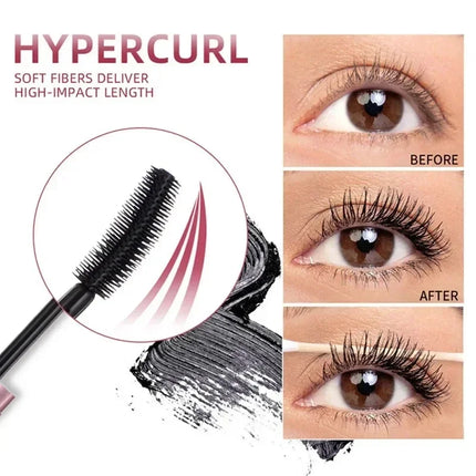 Lengthening Mascara Waterproof Long Lasting Silky Eyelashes Make Up Sweat-resistant Non-smudging Easy To Remove Eye Cosmetic