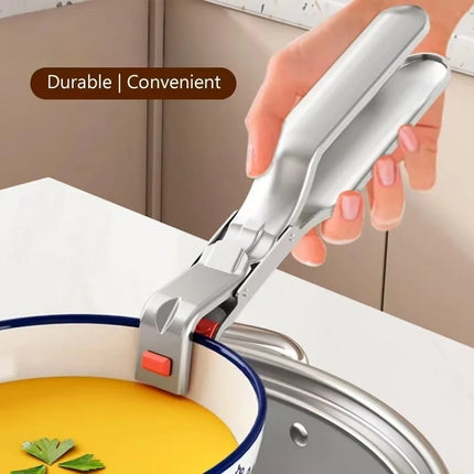 1pcs Anti-scalding Clip Hot Bowl Holder Dish Clamp Pot Pan Gripper Clip Air Fryer Dish Plate Retriever Tongs Kitchen Supplies