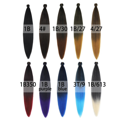 1/3/5 Packs/Lot 26 Inch Pre-stretched Braiding Hair Ombre Braiding Hair Hot Water Setting Synthetic Braiding Hair Extensions