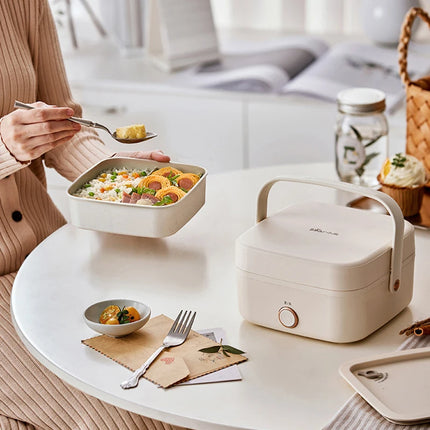 1000ML Electric Lunch Box Portable Rice Cooker Heating Bento Box Food Steamer Cooking Container Meal Lunch Box Food Warmer 220V