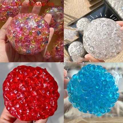 "Designed Squishy Beads, Decompression Ball Game for Kids, Slow Rebound Stress Reliever Toy"