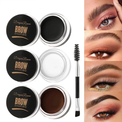 3D Wild Eyebrow Gel Wax Brow Styling Soap Waterproof Long Lasting Tint Eyebrows Enhancers Brows White Brown Eye Makeup Cosmetic