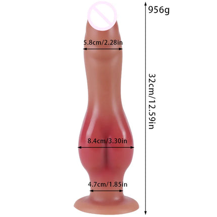 Anal plug dildo leather bag style dildo size can be selected vaginal anal universal masturbator prostate massager Sex toy 18+