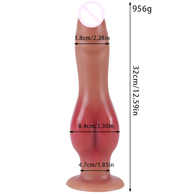 Anal plug dildo leather bag style dildo size can be selected vaginal anal universal masturbator prostate massager Sex toy 18+