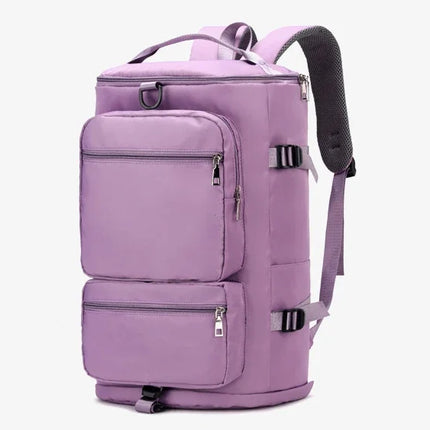 Women Large Travel Backpacks Waterproof Stylish Casual Daypack Bags with Luggage Strap Backpack Ladies Sports Yoga Luggage Bags