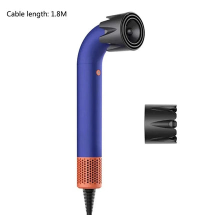 Negative Ion High Speed Hair Dryer Bend Nozzle Fast Drying Portable Home Travel Hair Dryer