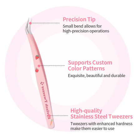 Eyelashes Tweezers Stainless Steel For Lashes Extension Supplies Makeup Tools Nail Art Accessories Rhinestone Picker Tools