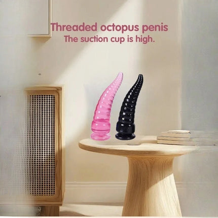 Adults Product  Sex Toys Butt Plug Dildos Anal Expander Octopus Tentacle Dildo Anal G-Spot Butt Dilator with Big Suction Cup 18+