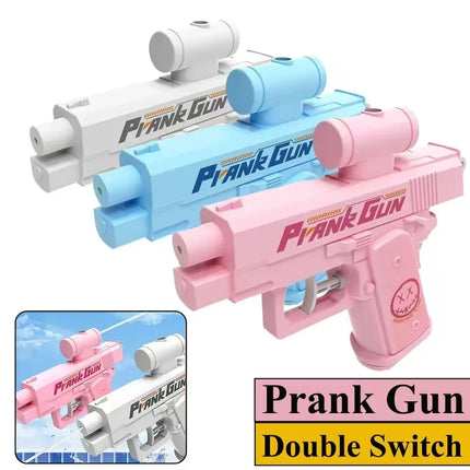 New Two-Way Water Gun Prank Water Gun Toy Stress Relief Small Pistol Game Outdoor Indoor Adult Child Interaction Shoot Gift