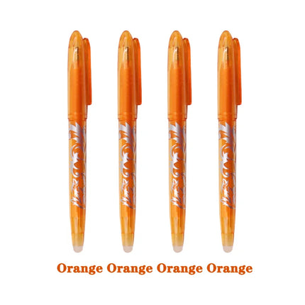8/4pcs Erasable Gel Pen  Multi-Color0.5mm Tip Painting Writing Drawing School Black Blue Red Pink Orange Green Purple Light Blue