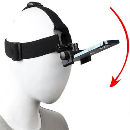 Head-Mounted Smartphone Holder First-Person View Video Outdoor Live Bracket For GoPro 10 9 8 7 6 5 4 DJI Action 2 For IPhone 13
