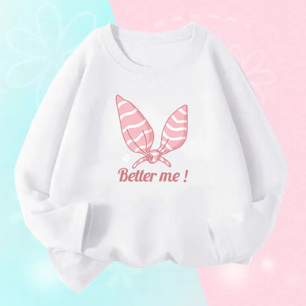 Soft Cotton Children's Cartoon T-Shirts Cute Pretty Bowknot Print Baby Long Sleeve T-Shirt For Boys Girls Tee