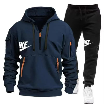 Men's Hoodie & Pants Set - Athletic Sportswear / Ensemble Sportswear Homme Capuche & Pantalon