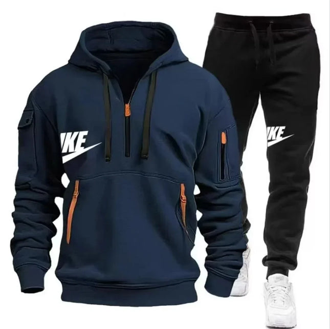 Men's Hoodie & Pants Set - Athletic Sportswear / Ensemble Sportswear Homme Capuche & Pantalon