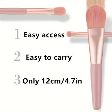 Salim Salim Salim bag with makeup mini brush 8 kinds pmore