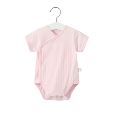 Breathable Fabric Summer Newborn Baby Girls Boys Romper 100% Cotton Short Sleeves Bodysuit Infant Baby Clothes