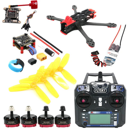 5Inch 250mm 5" Carbon Fiber Frame Kit 2206 2300KV Motor 45A 4in1 ESC & F4 V3S Plus FOR APEX DC HD FPV Freestyle RC Racing Drone