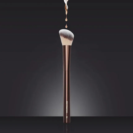 1pc HG Pro Foundation retra Makeup brushes Powder contour Blusher Make up brush metal handle Highlight Bronzer high end No box