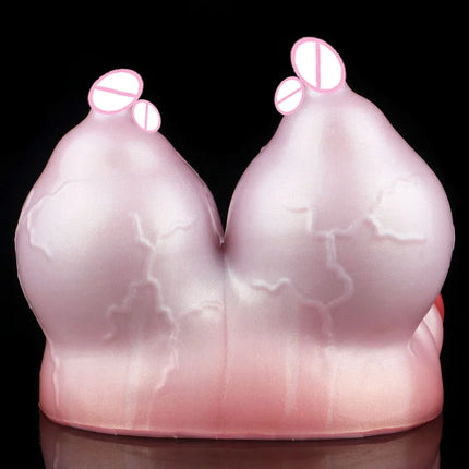 GEEBA Fantasy Breast Design Pocket Pussy Stroker For Men18+ Single Channel Silicone Male Masturbator Realistic Adult Sex Toys