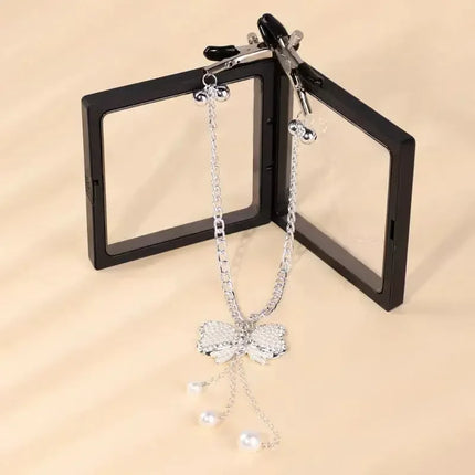 Sexy flirt Nipple Clamps Labia Slave Adult Game Breast Nipple Clamps With Chain Clips Bdsm Fetish Erotic Toys Sex Tool For women