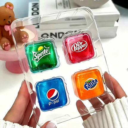 Needoh Teenie Nice Ice Cube Fidget Toys Mini4 Pack Set Slow Rebound Squishy Toys Stress Reliever Fidget for Party Favors Gifts