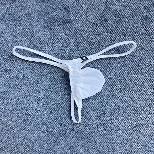 Sexy Men's Thongs T-Back G-strings Elastic Low Waist U-convex Pouch Briefs Tangas Underwear Comfortable Man Panties
