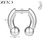 144-Silver-8MM / Nose Rings & Studs