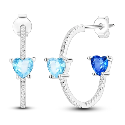 925 Sterling Silver Earrings Women 2025 Jewelry Hoop Ear Studs Sparkling Pave Earring Wedding Gift For Anniversary