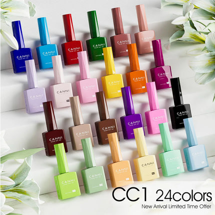 9ml CANNI Gel Nail Polish HEMA FREE TPO FREE Round Brush Gorgeous Color Soak Off UV LED Semi Permanent Gel Varnish Winter Nails