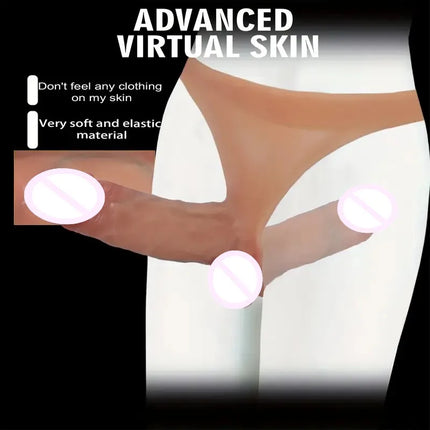 Realistic Silicone Strap On Solid Dildos Pants Skin Real Wearable Penis Adult Sex Toy For Women Men Lesnian Penetration Anal 18+