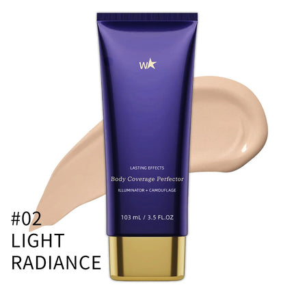 Westmore Beauty Body Coverage Perfector – Waterproof Leg & Body Makeup - Tattoo Cover Up Makeup - 3.5 Oz (Natural Radiance)