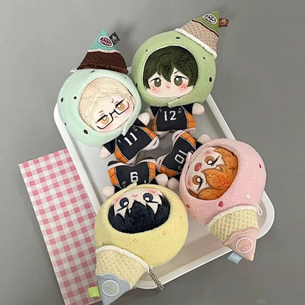 10/20cm Volleyball Kageyama Hinata Hanging Haikyuu Plush Keychains Backpack Pendants Plush Pillow Fans Party Birthday Gifts