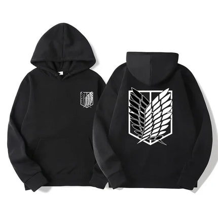 Attack on Titan Men Women Hoodie Anime Hoodies Harajuku Shingeki no Kyojin Hoodies Fashion Casual HipHop Sweatshirt Unisex