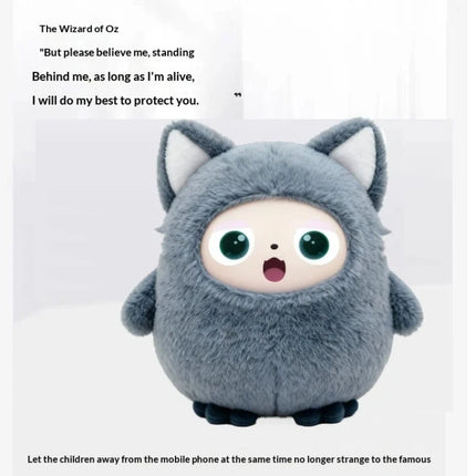 AI Intelligent Voice Interactive Plush Doll Emotional Dialogue Companion Robot Colorful Monster Fox 2025 New Edition Kids Gift