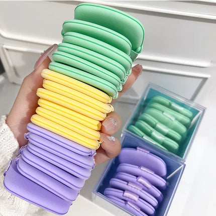 48pcs Biscuit Cosmetics Puffs Set Concealer Foundation Makeup Sponge Make Up for Women Powder Puff Korean Beauty Tool Accesories