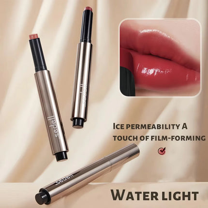 Natural Sheer Lip Balm Moisturizing Lipstick Long-lasting Waterproof Non-stick Soft Mist Matte Smooth Enhancing