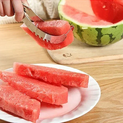 Kitchen Stainless Steel Windmill Watermelon Cutter Artifact Salad Fruit Slicer Cutter Tool Watermelon Digger Accessories Gadgets