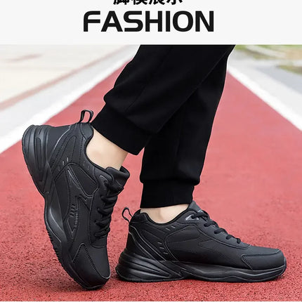 Chunky Sneaker for Men Thick Sole Versatile 2025 New Trend Mesh Lace Up Breathable Casual Sports Shoes Increased Soft Soles