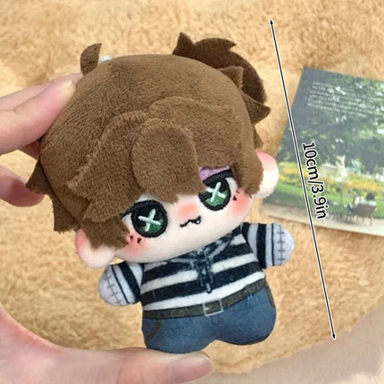 Cartoon Identity V Doll Keychain 10cm Plush Cotton Doll Pendent Explorer Composer Mercenary Anime Figure Keyring Fans Gifts