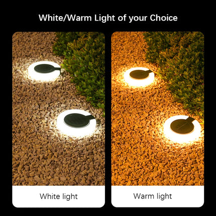 1/4Pack Solar Outdoor Lights,LED Waterproof Atmosphere Light,Warm white lamp,for Garden Fence Buried Lawn Porch Walkway Decor