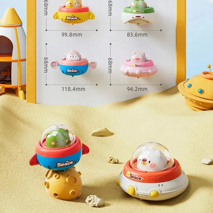 Kids press toy car baby pullback inertia star car baby puzzle boys girls kindergarten gifts