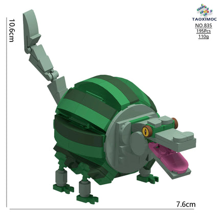 Brainrot Bricks Tung Tung Sahur Figures Tralalero Tralala Building Blocks Toys for Adult Birthday Gifts
